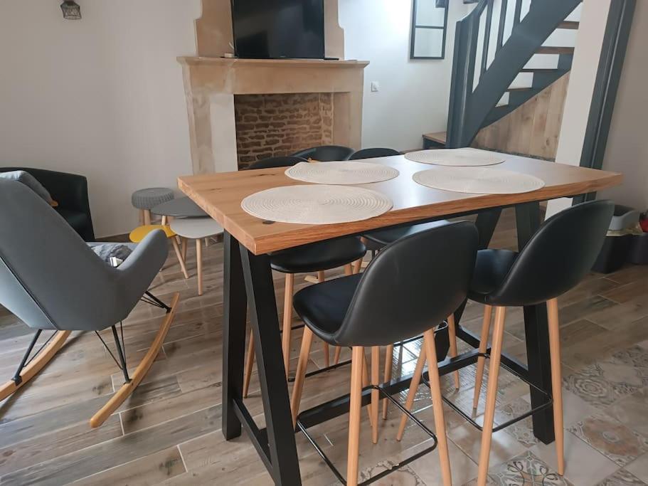 Les Deux Pieds Sous La Couette Vila Saint-Aubin-Sur-Mer  Exterior foto